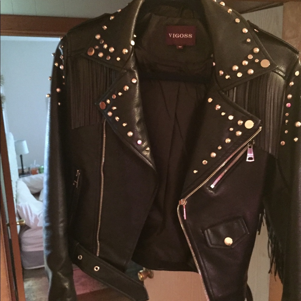 Leather jacket
